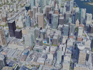Vancouver City, Canada (2022) 3D Model preview