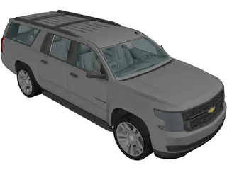 Chevrolet Suburban (2015) 3D Model preview
