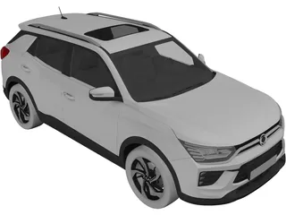 SsangYong Korando (2020) 3D Model preview