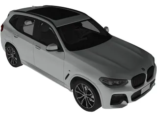 BMW X3 M40i (2020) 3D Model preview