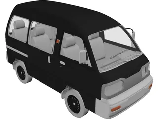 Daewoo Damas (2013) 3D Model preview