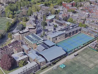 Oxford City, UK (2022) 3D Model preview