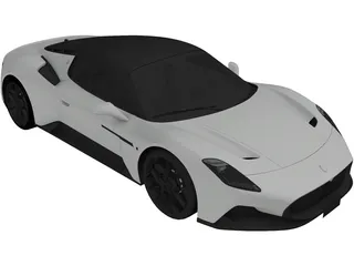 Maserati MC20 (2022) 3D Model preview