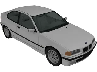 BMW 3-Series Compact [E36] (1994) 3D Model preview