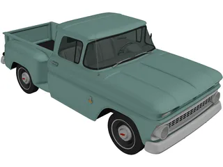 Chevrolet C10 (1963) 3D Model preview