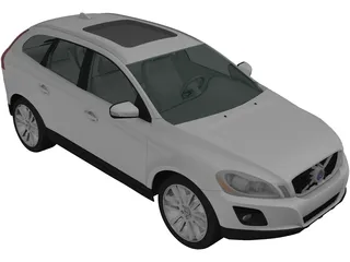 Volvo XC60 (2009) 3D Model preview