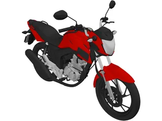 Honda Fan 160 3D Model preview