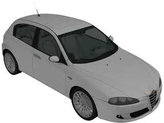 Alfa Romeo 147 (2009) 3D Model preview