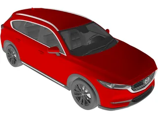 Mazda CX-8 (2020) 3D Model preview