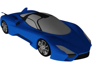 SSC Tuatara (2019) 3D Model preview
