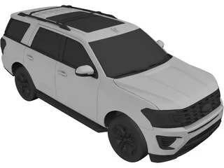 Ford Expedition XLT (2021) 3D Model preview