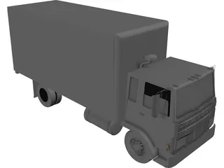 Moving Van 3D Model preview