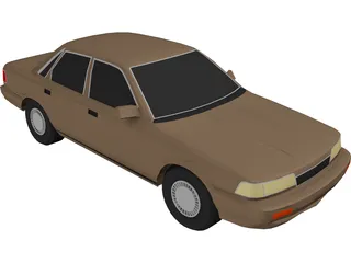 Toyota Camry (1991) 3D Model preview