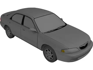 Mazda 626 (1999) 3D Model preview