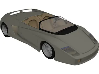 Ferrari Mythos Concept 3D Model preview