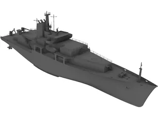 Survey Vessel 3D Model preview