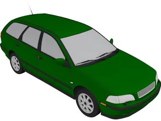 Volvo V40 (2000) 3D Model preview