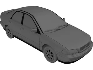 Volvo S40 (2000) 3D Model preview