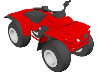 Honda 4Trax (1986) 3D Model preview