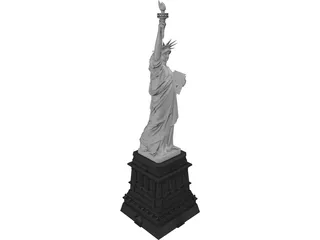 Statue Of Liberty 3D Model preview