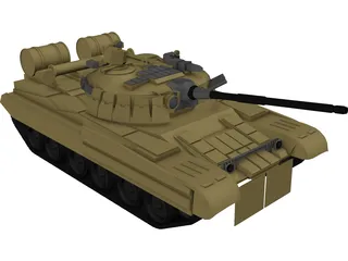 T-80 3D Model preview