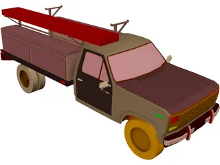 Ford (1980) 3D Model preview