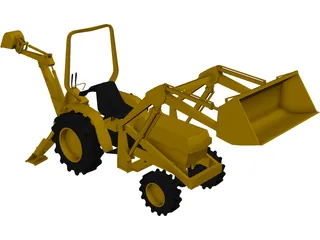 Tractor 3D Model preview