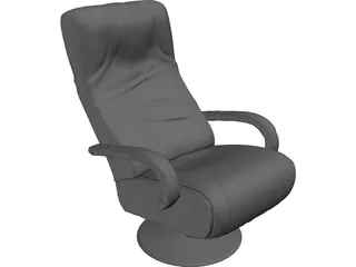 Business Chair 3D Model preview
