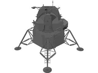Apollo Lunar Lander 3D Model preview