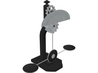 Pendulum Scales 3D Model preview