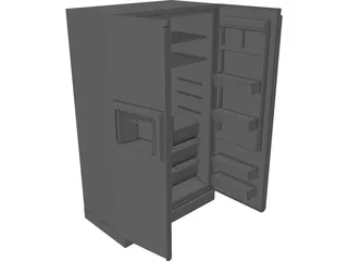 Refrigerator 3D Model preview