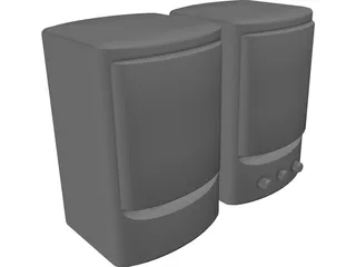 Speakers 3D Model preview