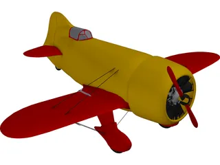 Gee Bee 3D Model preview
