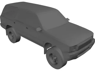 Toyota 4Runner (1991) 3D Model preview
