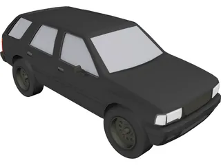 Isuzu Rodeo (1992) 3D Model preview