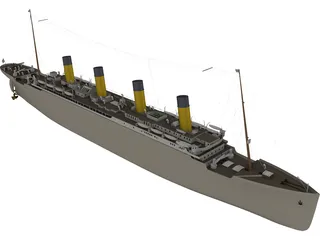 Titanic 3D Model preview