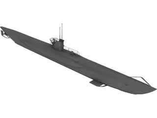 U-Boat 3D Model preview