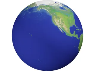 Earth 3D Model preview