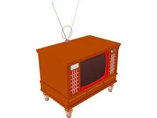 Television 3D Model preview