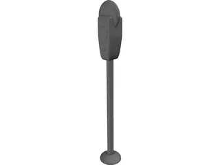 Parking Meter 3D Model preview
