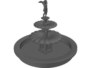 Fountain 3D Model preview