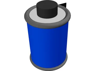 Film Roll 3D Model preview