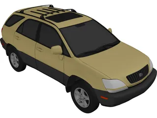 Lexus RX300 (1998) 3D Model preview