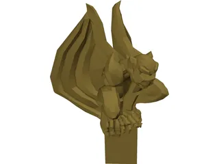 Gargoyle 3D Model preview