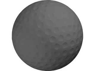 Golf Ball 3D Model preview