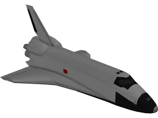 Space Shuttle 3D Model preview