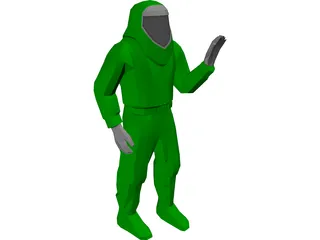 Fire Suit 3D Model preview