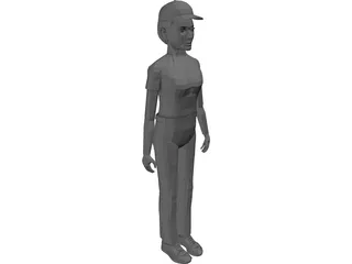 Boy 3D Model preview