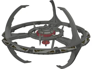 Star Trek DS9 3D Model preview