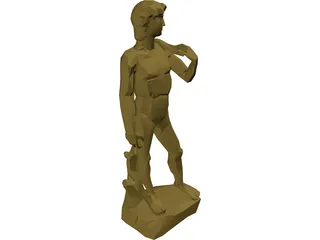 David Statue 3D Model preview
